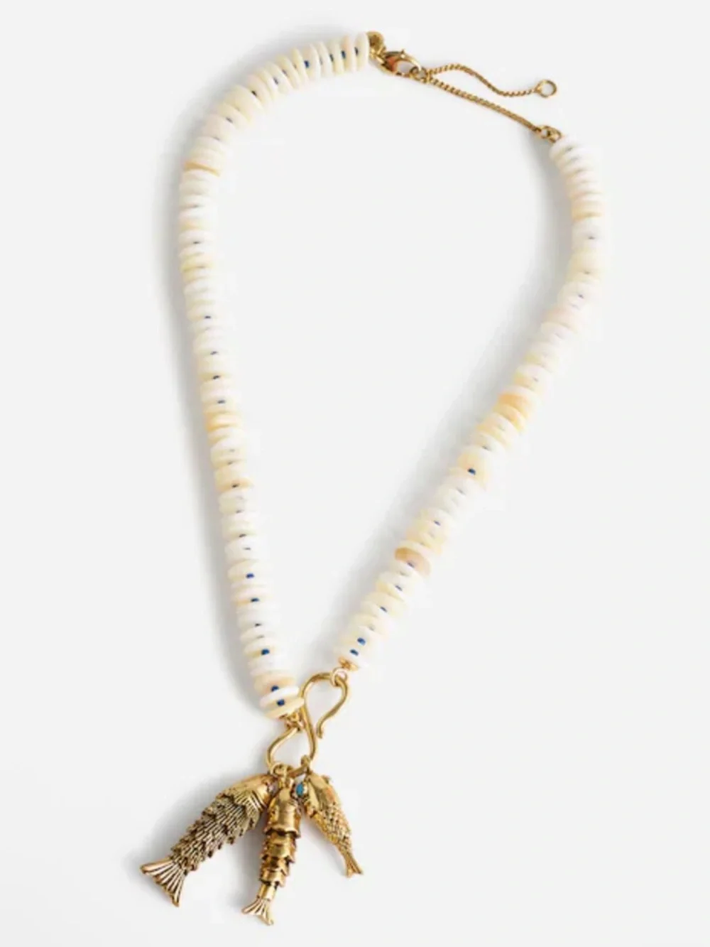 Madewell Fish Beaded Necklace - Picture 3 of 7